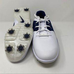 🆕Nike Vapor Pro White Navy Blue  Golf Shoes